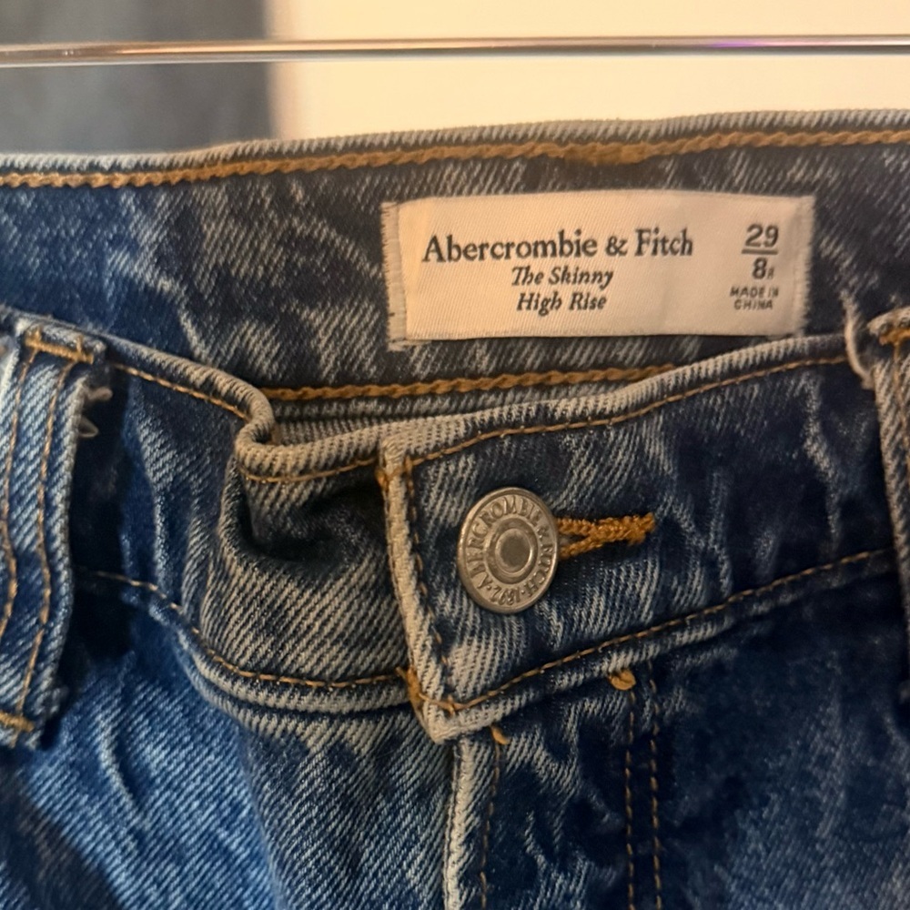 SET! American Eagle & Abercrombie Fitch Jeans Pants Women's Relaxed Size 8 - Picture 10 of 12